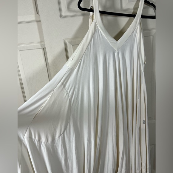 Free People FP Movement Seven Stars Onesie - Flowy Ivory Cream Jumpsuit - Picture 11 of 13